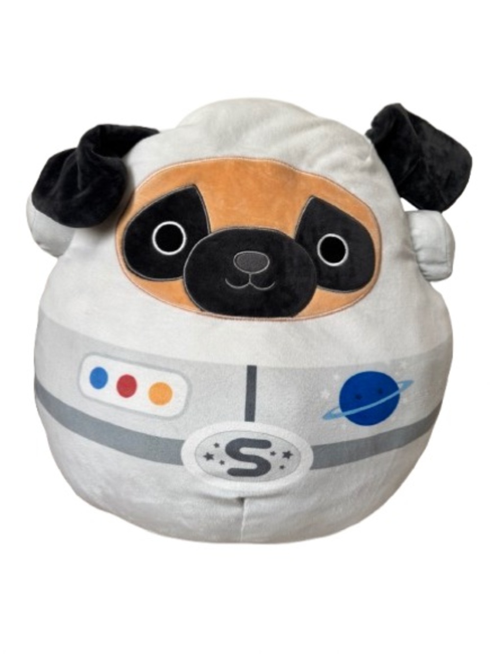 Kellytoy Squishmallows Pug Astronaut 16” Plush Space Dog Stuffed Animal Rare
